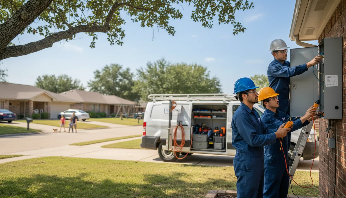 Certified electrician providing emergency electrical services in Mcalpin, FL